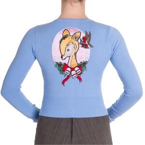 Hell Bunny Noelle Christmas Cardigan